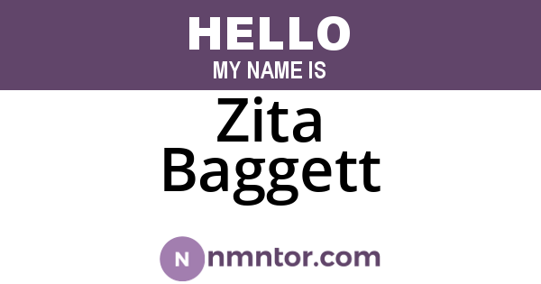 Zita Baggett