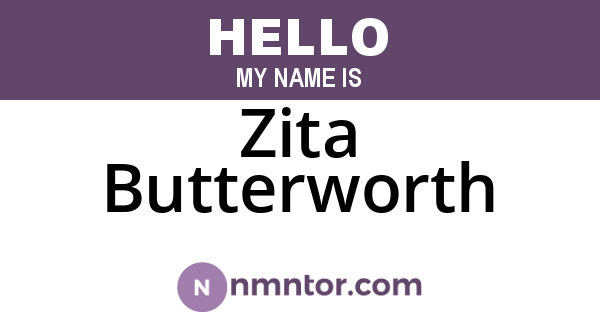 Zita Butterworth