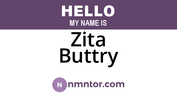 Zita Buttry