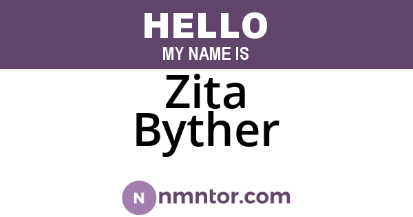 Zita Byther