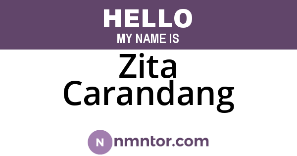 Zita Carandang