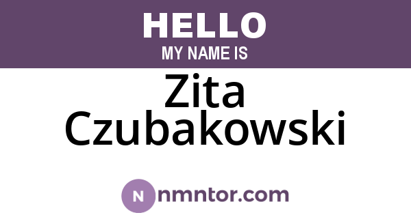 Zita Czubakowski