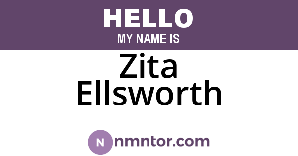 Zita Ellsworth
