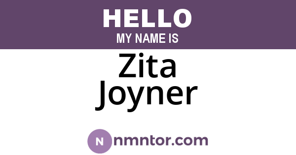 Zita Joyner