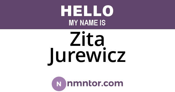 Zita Jurewicz