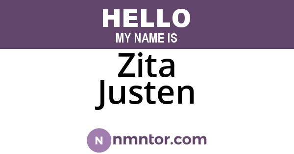 Zita Justen