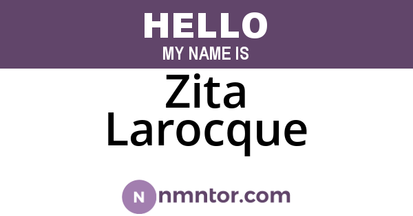 Zita Larocque