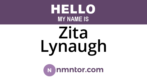 Zita Lynaugh