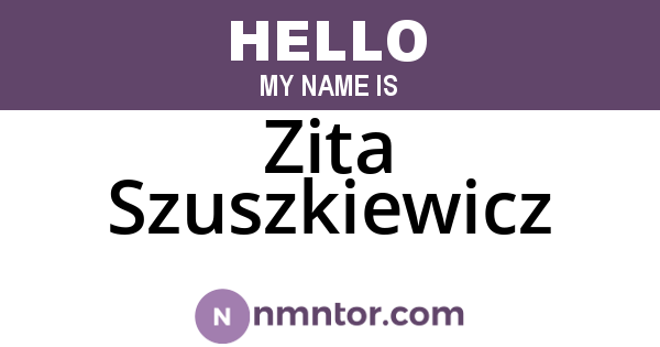 Zita Szuszkiewicz
