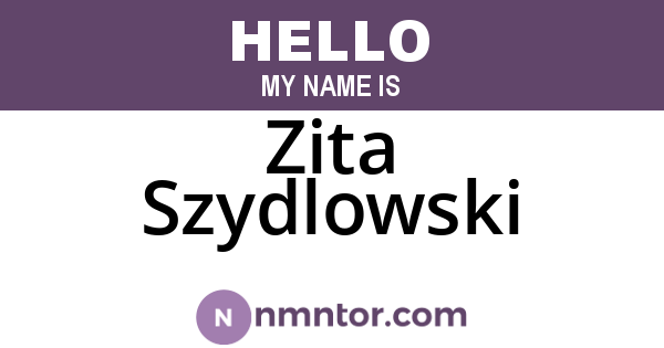 Zita Szydlowski