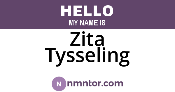 Zita Tysseling