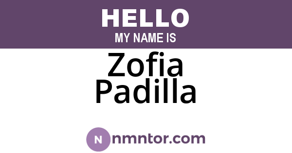 Zofia Padilla