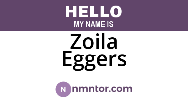 Zoila Eggers