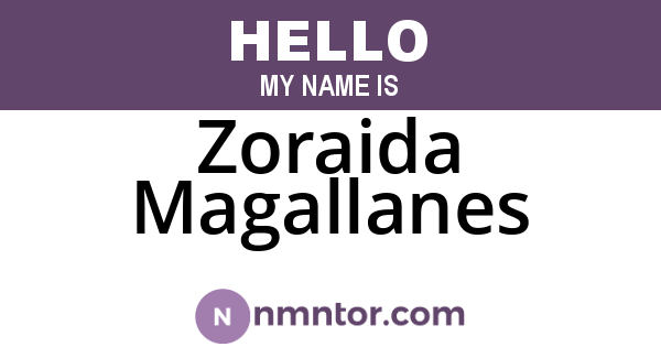 Zoraida Magallanes