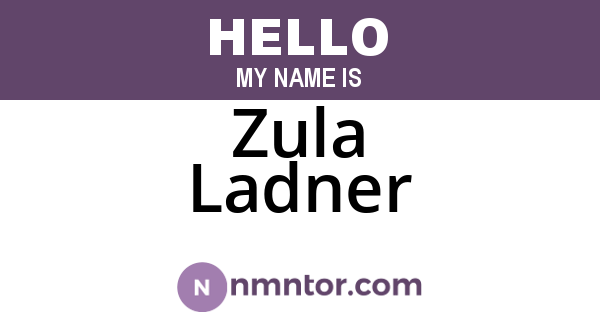 Zula Ladner