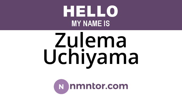 Zulema Uchiyama