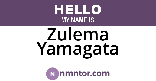 Zulema Yamagata