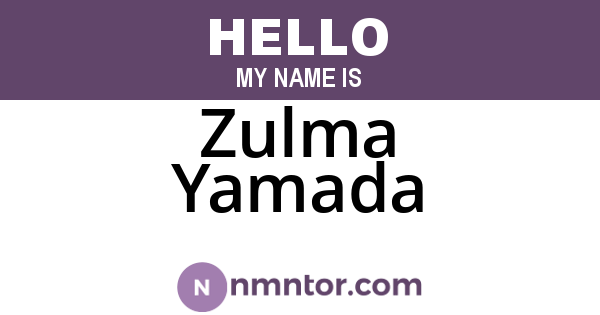 Zulma Yamada