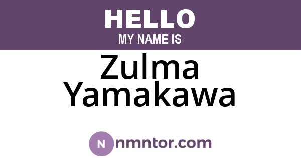 Zulma Yamakawa